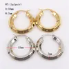 Hoop Earrings 2023 Exaggerated Large Gold Colour Women's Fashion Year Gift Birthday 33mm 11g Comfortable LH1093