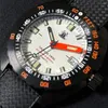 Wristwatches Tactical Frog Men's Diver Watch 44mm Sapphire Black PVD Coated Case NH35 Movement Mechanical Wristwatch 20Bar Waterproof Lume