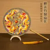 Chinese Style Products Classical Suzhou Embroidery Fan Handmade Double-Sided Embroidery Circular Fan Antique Fan Traditional Embroidered Fan