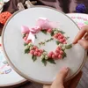 Kinesiska stilprodukter Creative Christmas Diy Flower Brodery Nålarbete Cross Stitch Handgjorda broderier Sying Art Craft Home Decor