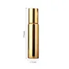 10ML Electroplated Glass Roller Bottles Perfume Bottle Press-packed Travel Portable Shading Small Sample Bottles