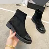 Designer Boots Paris Luxury Brand Boot äkta läder Martin Ankle Booties Woman Short Boot Sneakers Trainers Sandaler Sandaler av Brand W360 01