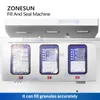 ZONESUN Automatic Premade Pouch Packing Machine Granule Filling and Sealing Equipment Tea Bag Stand Up Pouch Filler ZS-AFS04