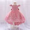 Robes de fille Toddler Girl Soirée Princesse Robe Bébé Big Bow Tutu Robe Enfants Anniversaire Mariage Cérémonie Costume Gala Vêtements Vestidos 230803