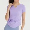 Active Shirts Gym Top Women Yoga Wear 2023 Sport Compression Shirt Komprimerad träning T-shirt för fitness Pilates Tops Blue Rashguard