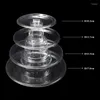 Bakning Mögel Macarons Display Tower 4-Layer Cupcake Stand Food Cake Wedding Decoration Birthday Party Favor