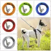 Collares para perros Cable de amarre de doble extremo Correa de acero inoxidable Cuerda práctica para correr para mascotas Caminar al aire libre