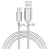 Зарядные устройства/кабели со светодиодным индикатором 3A быстро зарядка микро -кабель USB для Samsung Xiaomi HTC Huawei Oppo Vivo Accessories Accessesies usb cable x0804