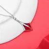 Pendant Necklaces 2023 Game Valorant Same Necklace Exquisite Fashion Purple Pink Crystal Jewelry For Gamer Cosplay Party Gift