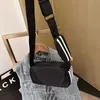 Oxford Cloth Small Square Bag Shoulder Pillow Bag Wide Shoulder Strap Crossbody Women's Bag Simple Street Sports Wind Toast Bag 081023