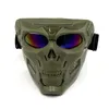 Skull Mask Parabrezza Parabrezza moto Parabrezza Parabrezza Parabrezza antisabbia e resistente ai raggi UV HW89