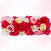 Decorative Flowers 2pc/set 100cm Artificial Silk Rose Wall Home Party Decoration Rattan Fake Flower Mat Garland Romantic Wedding Decor