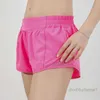 lu lu lemen Pantaloncini fitness caldi estivi Hotty Abbigliamento sportivo ad asciugatura rapida per la corsa Abbigliamento da yoga con tasca Donna QM86