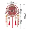 Chinese Stijl Producten Decoratieve Fan Chinese Stijl Bruid Hand Fan Bloem Parel Bruiloft Decoratie Prachtige Luxe Borduurwerk Fan Vintage Stoffen Fan R230804