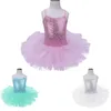 Dancewear Iefiel Kids Girls Ballet Dress Baby Kids Cosplay Tutu Flower Dress Tulle Dancewear Lalking Ballerina Fairy Party Comple 230803