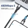 Ładowarki/kable 60W 100W USB C do USB Kabel C Kabel 3M PD Szybki ładunek 4.0 Szybkie ładowanie kabla dla Xiaomi Samsung MacBook iPad USB Cord x0804