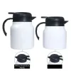 2023 Sublimation Thermal Coffee Carafe rostfritt stål Thermos Pot 27oz 34oz Double Walled Tea Pot med avtagbar tefilter Big Capacity Shimmer Hot Coffee Pot AU04