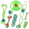 Brinquedos para mastigar para animais de estimação Algodão Trançado Ropetrumpet Chewers Difícil Dentição Mastigar Corda Animal Bonito Interativo Para Animais De Estimação Filhote De Cachorro Playtime D Otndg