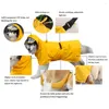 Dog Apparel Raincoat Transparent Hooded Jumpsuit Pet Cape Waterproof Outdoor Clothes For Dogs Supplier