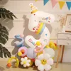 Other Event Party Supplies Boy Girl Colorful White 1 2 3 4 5 6 7 8 9 0 Number Pastel Balloon Column Kit First One 2 Year Birthday Party Decoration 100 Days 230804