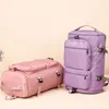 Duffel Väskor Kvinnor Travel Bag Casual Weekend Oxford ryggsäck Stora kapacitet damer sport yoga bagage