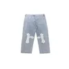 Pantalons grande taille pour hommes 2023 jeans à lettres imprimées pantalons pour hommes et femmes pantalons à jambes larges pantalons de mode de rue haute 45g5053