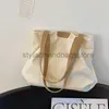 Sacs à bandoulière grande capacité mode Version coréenne sac de banlieue pour femmes 2023 été nouveau sac à main à la mode toile maquillage fourre-tout sacstylishhandbagsstore