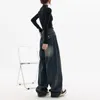 Jeans Femme Automne Et Hiver Mode Tendance Droite Lâche Pantalon Large Bleu Eau Rétro Coupe Slim