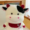 Écharpe Vache En Peluche Jouet Vache Poupée Mignon Doux Mignon Veau Tissu Poupée Enfants Poupée Cadeau En Gros