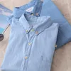 Camicie casual da uomo Camicia di jeans da uomo estiva di alta qualità Camicia a maniche corte in morbido cotone Jeans slim con una tasca Giacca da cowboy 4XL