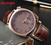 Män av högsta kvalitet Full funktionsklocka Stoppur Famous Classic Three Pins Sub Dial Work Clock Luxury Quartz Movement Monday to Sunday Watches Orologio Di Lusso Gifts