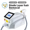 Laser a diodi 755 808 1064nm Tre lunghezze d'onda Macchina per la depilazione laser Raffreddamento Epilatore laser indolore Rimozione dei peli del corpo