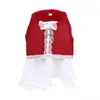 Dog Apparel Pet Dress Small Summer Breathable Cat Vest Gauze Skirt Thin Easy To Wear And Take Off Washable Clothing Supplies