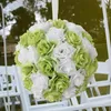 Kwiaty dekoracyjne 15 cm plastikowe sztuczne kulki kwiatowe Rose Wedding Decoration