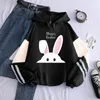 Sweats à capuche pour hommes Festival jour de pâques Kawaii Mannga femmes mignon dessin animé adolescent surdimensionné lâche hommes cordon sweats mâle