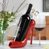 Hög klacksko vinhållare rött vinflaska rackhängare förvaring hållare presentkorg tillbehör hem dekor kök bar verktyg12618