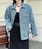 Pra nuovo 2023 abiti firmati giacca da donna Abbigliamento donna giacca di jeans moda designer fibbia in metallo triangolo logo giacca da cowboy cardigan per il tempo libero regalo per la festa della mamma