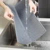 Mats Pads Big Silicone Dish Drying Mat 4333cm Size Drainer Protection Heat Resistant Counter Top Sink Non Slip Draining tool 230804