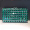 Abendtaschen Fushia Strass Frauen Luxus PinkGreenBlue 9 Farben Hochzeit Clutch Geldbörse Dame Mädchen Prom Brautkupplungen 230803