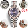 Luxury stone dial teeth edge small chain 28mm 2813 gold automatic steel swimming waterproof watch