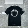 Diseñador para hombres camisetas para mujer Summer suelto hábilas hendiduras