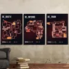 Game Maps Canvas Painting First Person Shooter Game Posters Wall Art Prints Paintings for Living Boys Room Home Internet Cafe Decor Pictures 06