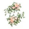 Декоративные цветы 2x искусственные свадебные архи наборы Swag Garland Rose Flower для вывески