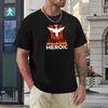 Regatas masculinas Heroic Free Fire Logo T-Shirt Funny T Shirts Oversized Camisa de secagem rápida adequada para homens