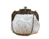 Kvällspåsar Fashion White Chinese Womens Pärled Handbag Banket Bag Party Bridal Purse Makeup 2583e 230803