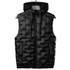 Gilet da uomo 2023 Marca Coreano Vendita Gilet invernale da uomo Gilet da uomo Casual Gilet senza maniche Giacche da uomo con cappuccio