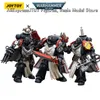 Militära figurer Joytoy 40K 1/18 Action Figurer Toys Black Templars Serices Squad Anime Collection Militär Modell 230803