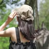 Szerokie brzegowe czapki cozok piękny modny kapelusz w kształcie kokardki dla damskiej letniej kremów przeciwsłonecznych Koreańska wersja Koreańska