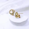 Necklace Earrings Set Italian 18k Gold Plated Jewelry Elegant Women Chain Necklaces Earring Bracelet Bride Wedding Party Accessories