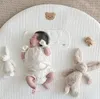 Ковры 85x3см для медведя вышивки съемки хлопковые ковровые ковровые ковры рожденные малыш